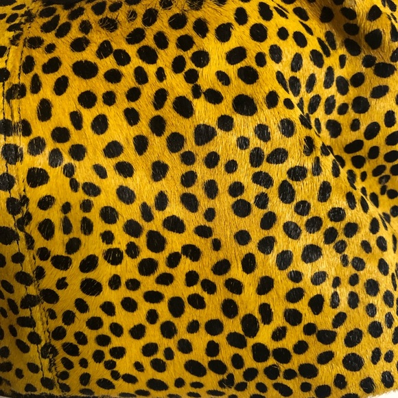 NWT Urban Outfitters leopard calf hair handbag - Picture 6 of 7